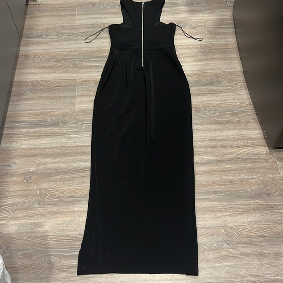 Express Black Formal Gown with Cutouts and Slit - Picture 6 of 6